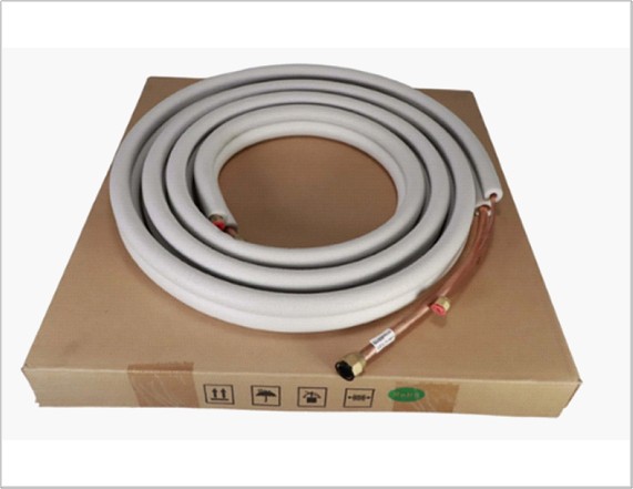[KIT-CAN-14/12] KIT DE CAÑERIA 1/4" x 1/2" x 5MT. 12.000-18.000 BTU. ALTA PRESIÓN 0,8mm.