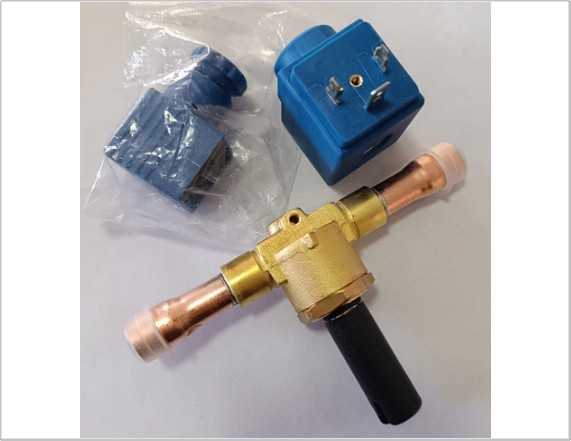 [VAL-3/8SOLD] KIT VÁLVULA SOLENOIDE CASTEL 3/8" SOLDAR + BOBINA + CONECTOR