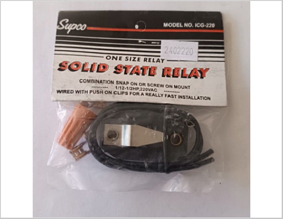 [ICG-220] RELAY UNIVERSAL SOLIDO 1 1/2 A 1/2HP 220V.