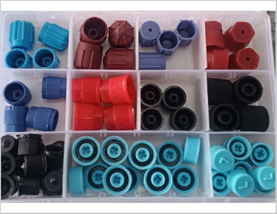 [STBOX-TAPVEHICULAR] SET TAPAS DE VÁLVULA VEHICULO