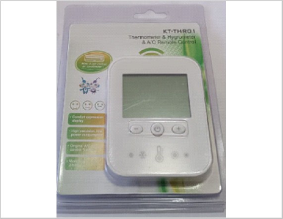 [KT-THR01] TERMÓMETRO HIGRÓMETRO CONTROL REMOTO (MIDE T° Y HUMEDAD)