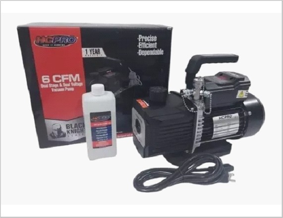 [HCBK-6D] BOMBA DE VACIO 2 ETAPAS 6CFM HC-PRO 110V/230V/ 50/60HZ