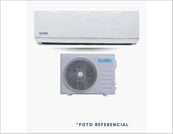 EQUIPO A/A SPLIT MURO INVERTER 18.000 BTU. CLARK R410A, 220V. FRIO/CALOR WIFI