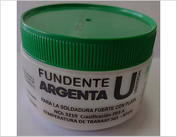 [FUN-PLT.250GR] FUNDENTE ARGENTA U, SOLDAR PLATA 250GRS.