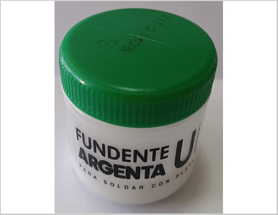 [FUN-PLT.50GR] FUNDENTE ARGENTA U, SOLDAR PLATA 50GRS.